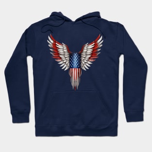 4th of July Wings  #4 Hoodie